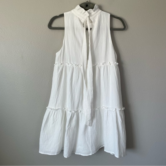 Tuckernuck Pomander Place White Lightweight Gauze Morgan Dress - Picture 9 of 13